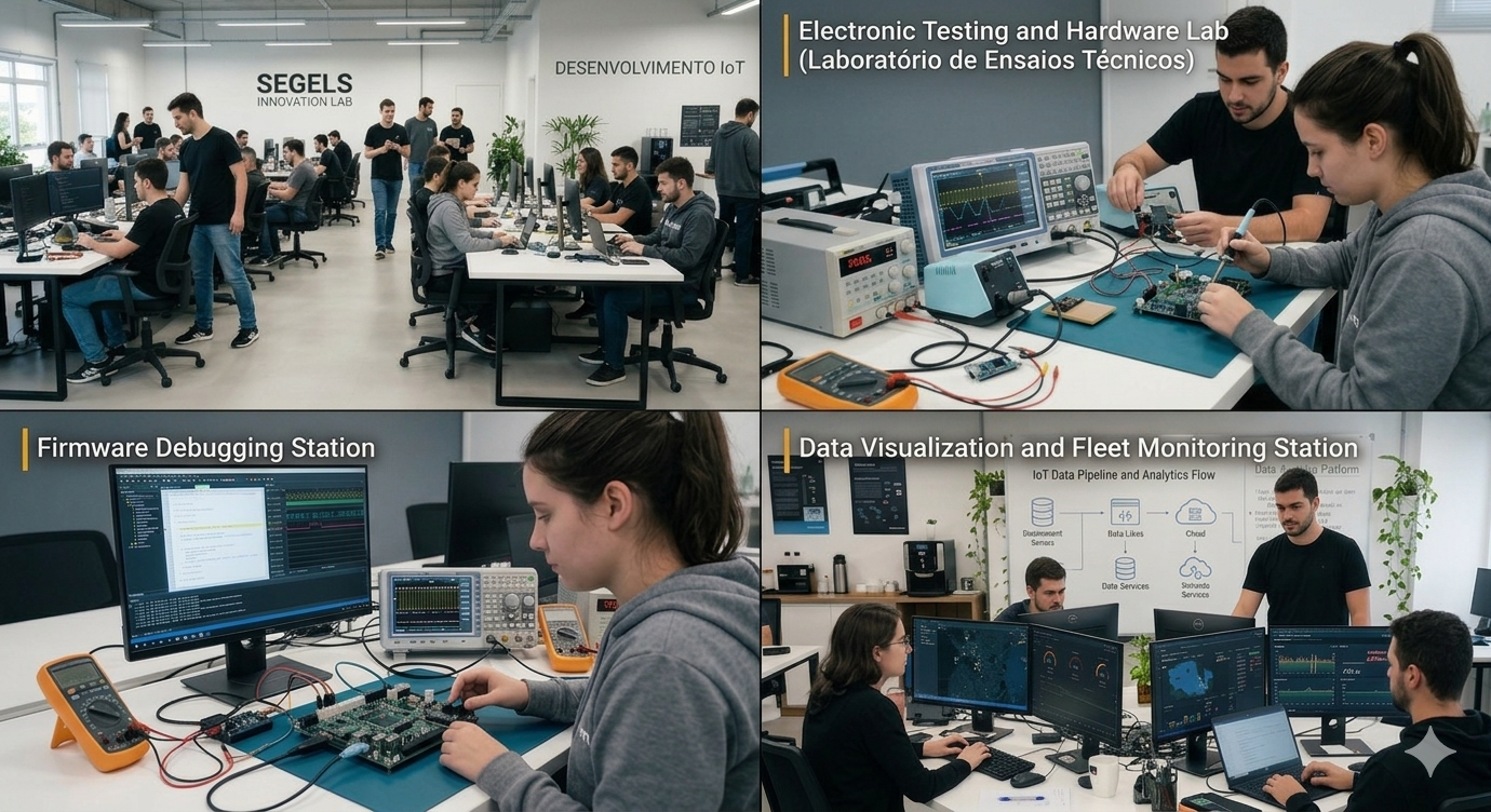 Equipe SEGELS - Laboratório de Ensaios Técnicos, Firmware Debugging e Data Visualization